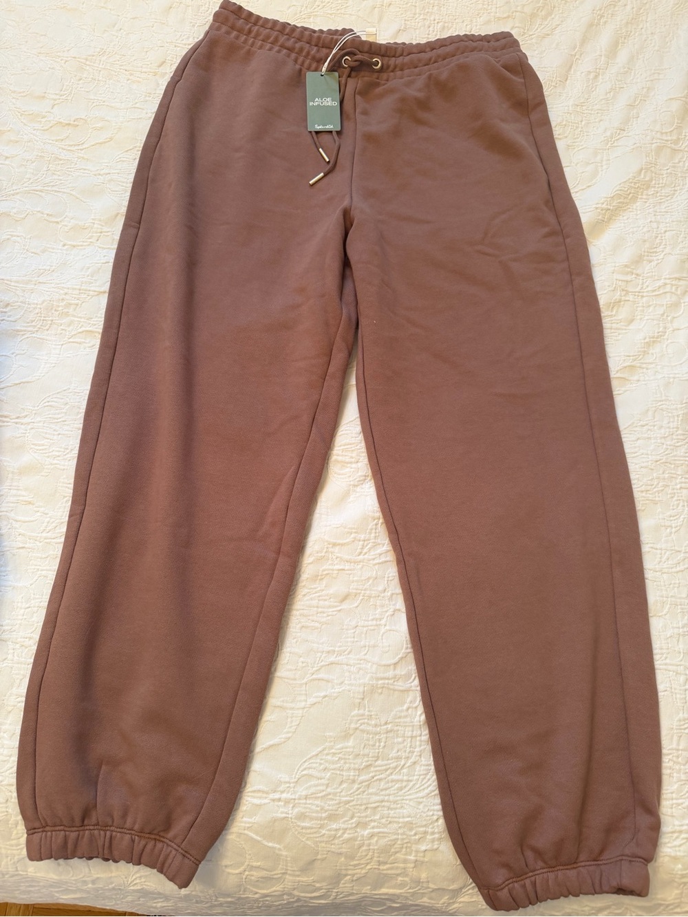 Splendid Taupe Drawstring Joggers - Picture 3 of 6